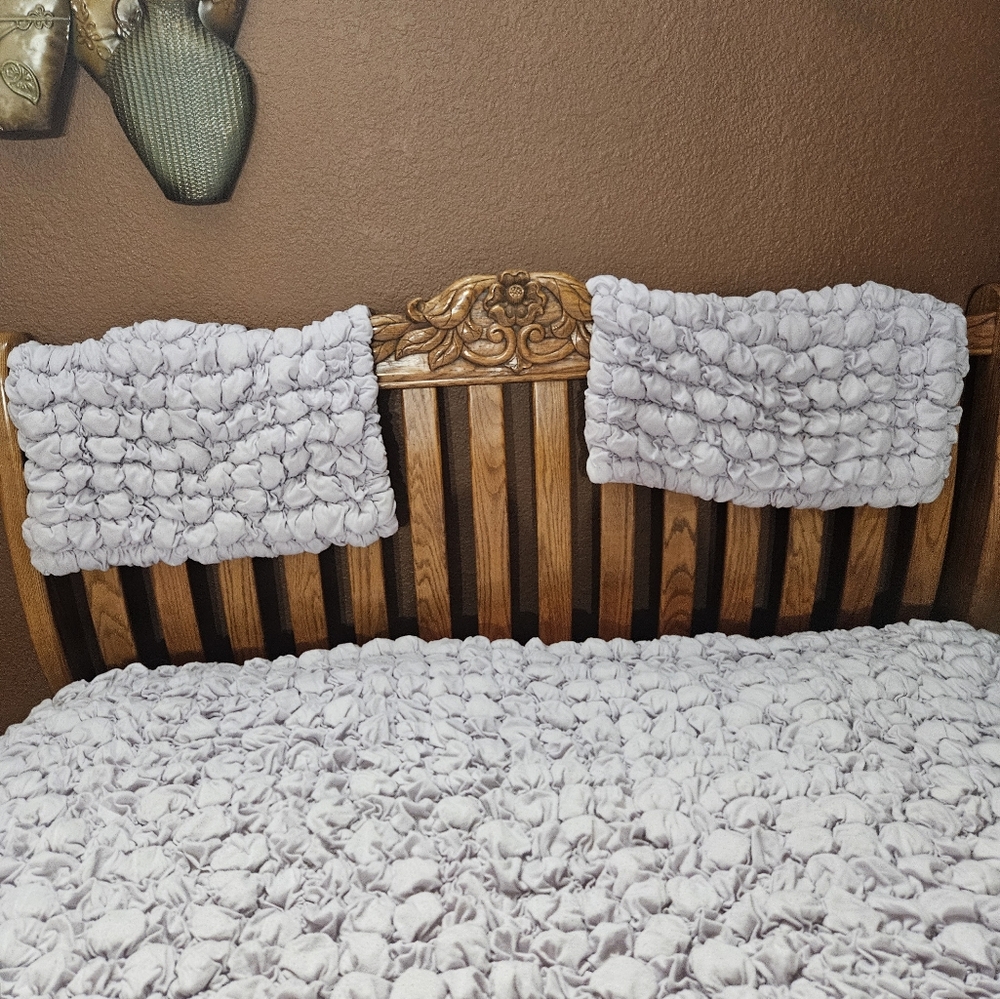Pottery Barn Lavender Textured Bedding Set - Picture 2 of 5